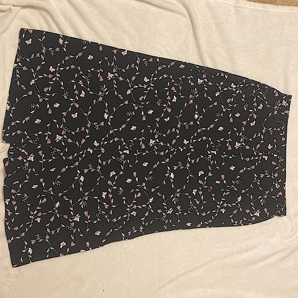 Vintage butterfly button down Maxi skirt